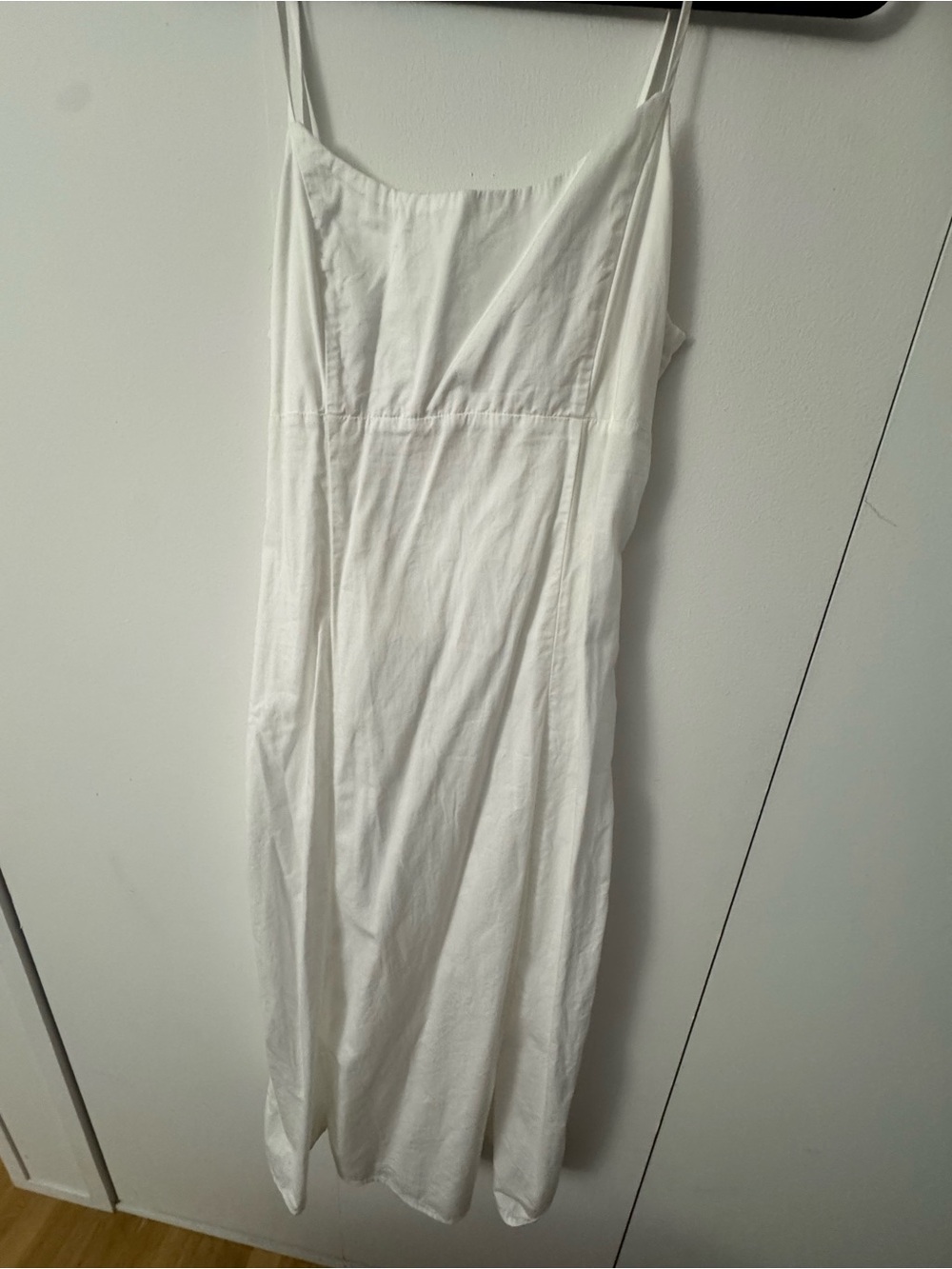 Brandy Melville White Maxi Dress - Classic Spaghetti Strap